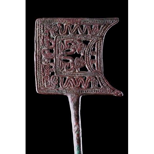 An Openwork Copper Alloy Garment Pin